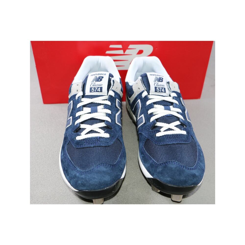 New Balance 574 Baseball Metal Cleats Mens Size 7 Blue L574TN1 New